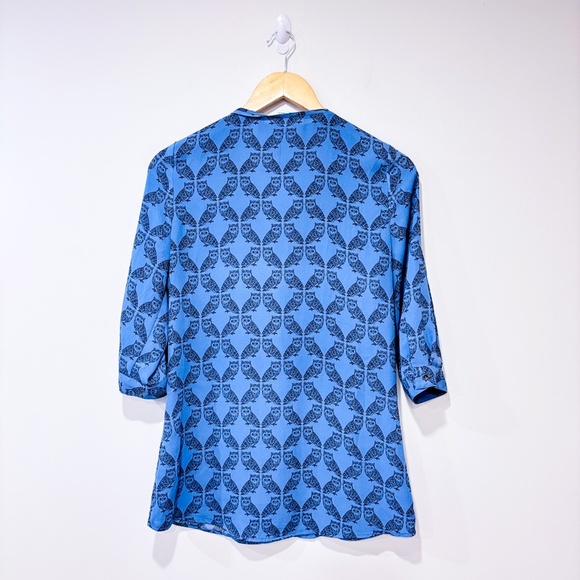 REITMANS Blue blouse with owls - Picture 2 of 8